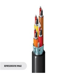 Belden Analog Audio Cable - Flexible CM Rated Individual Foil Screened and Jacketed 16 Pair 24 AWG Black - 305m Reel